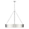 Z-Lite Anders Chandelier, 3-Light, 33 In.W x 5 In.H, Polished Nickel/marbling 1944P33-PN-LED - alternate 7